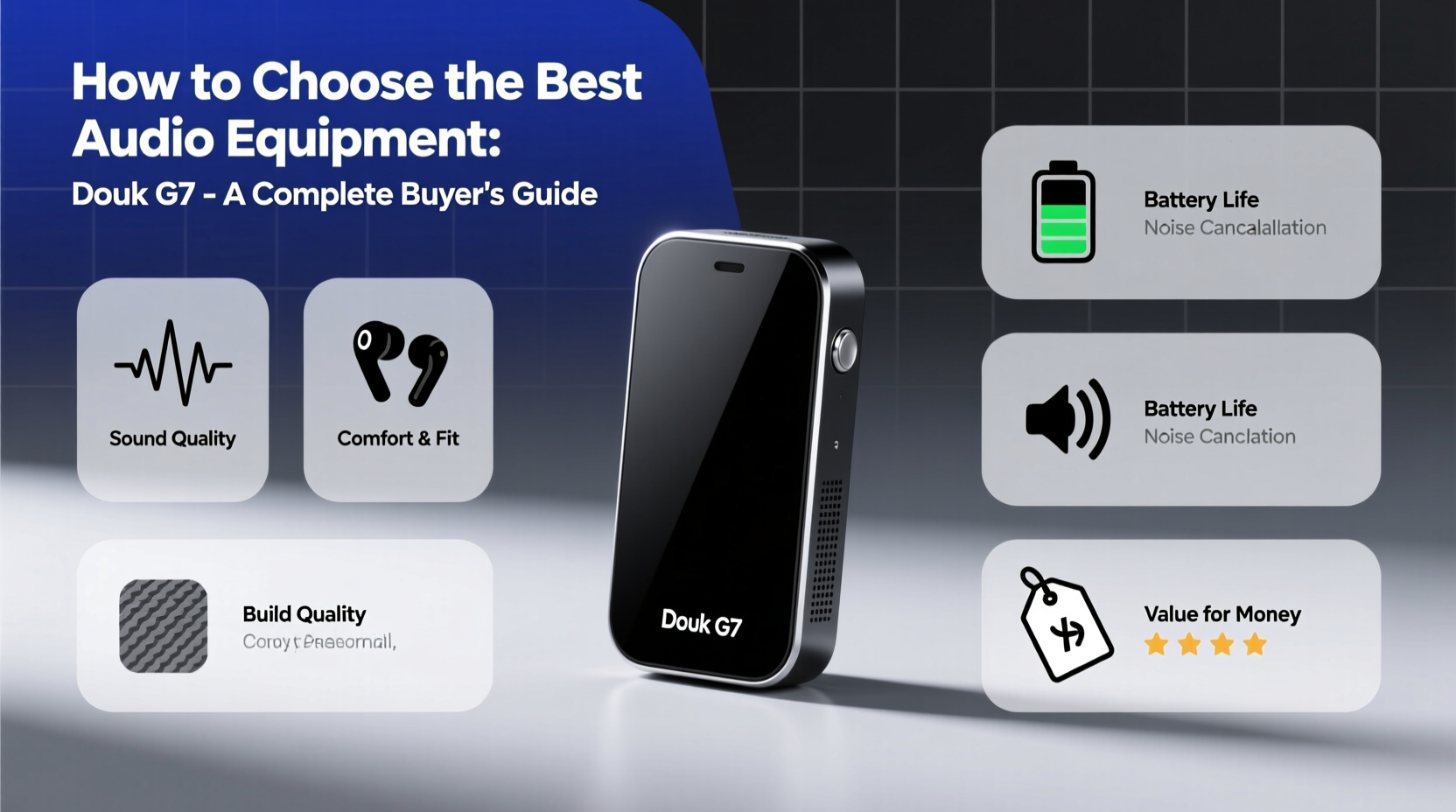 audio equipment douk g7