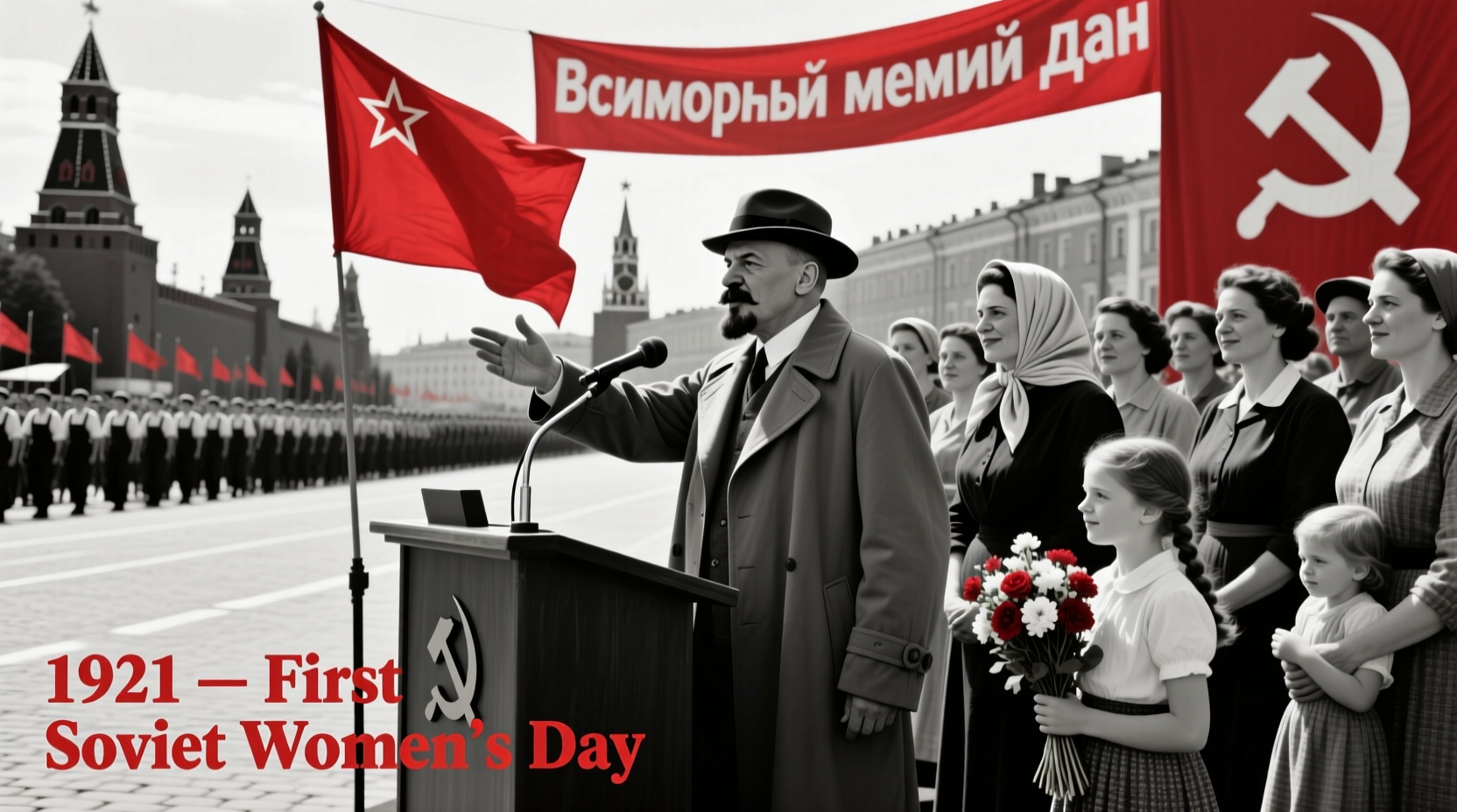vladimir lenin womens day