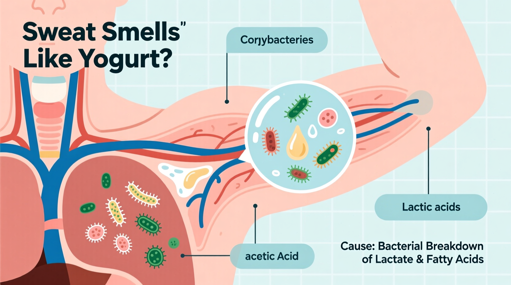 Sweat Smells Like Yogurt Causes And What It Could Mean