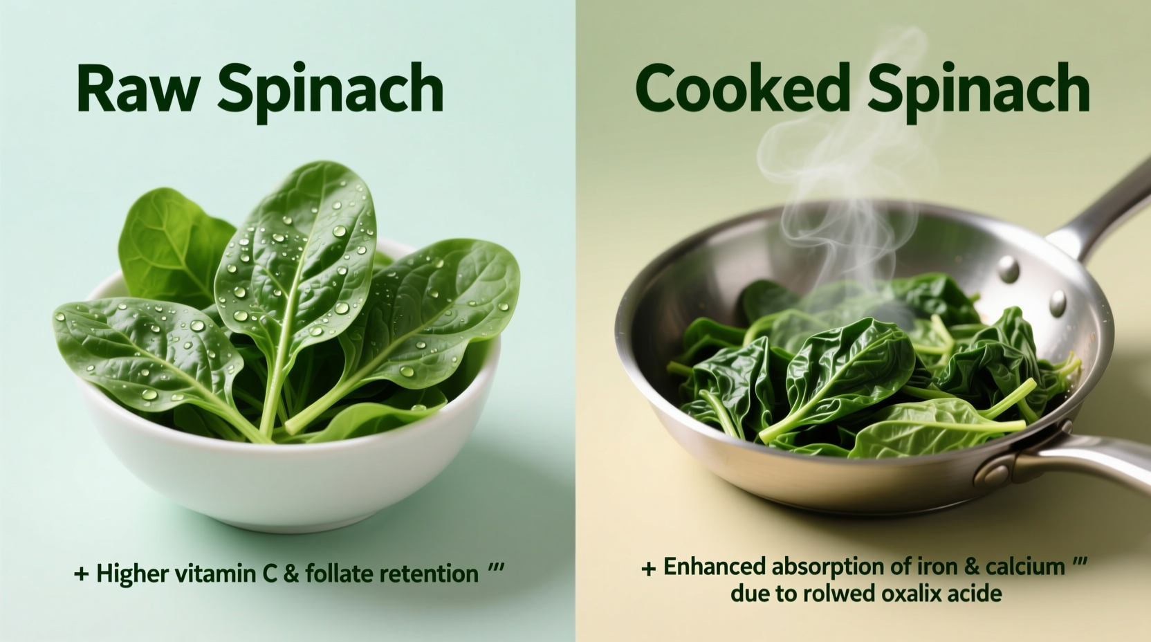 Raw vs Cooked Spinach: Which Is Healthier? Science Answer