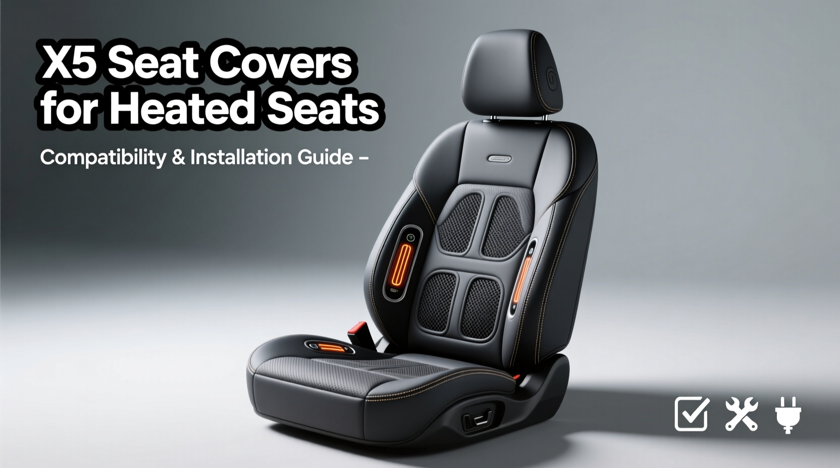 x5 seat covers heated seats