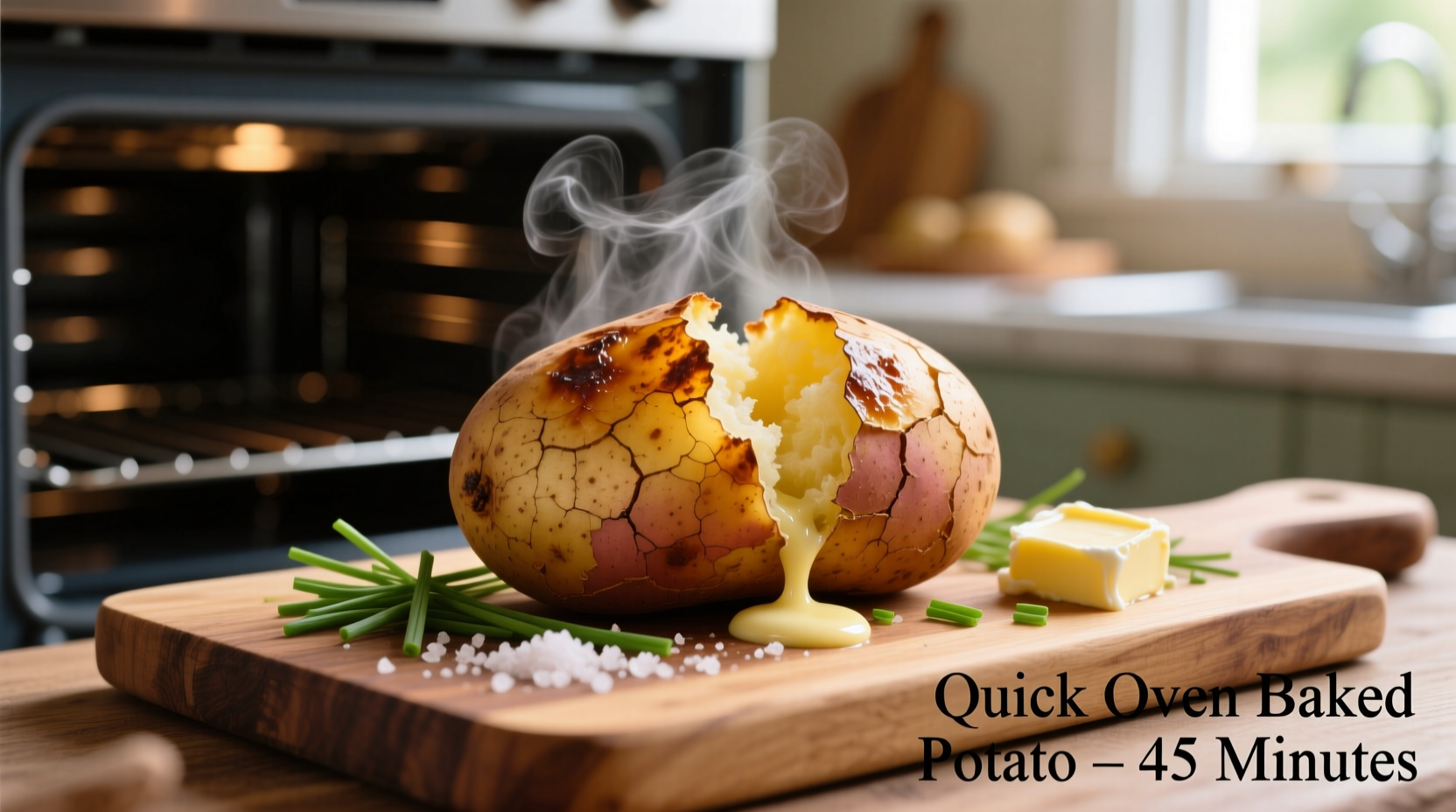 quick oven baked potato