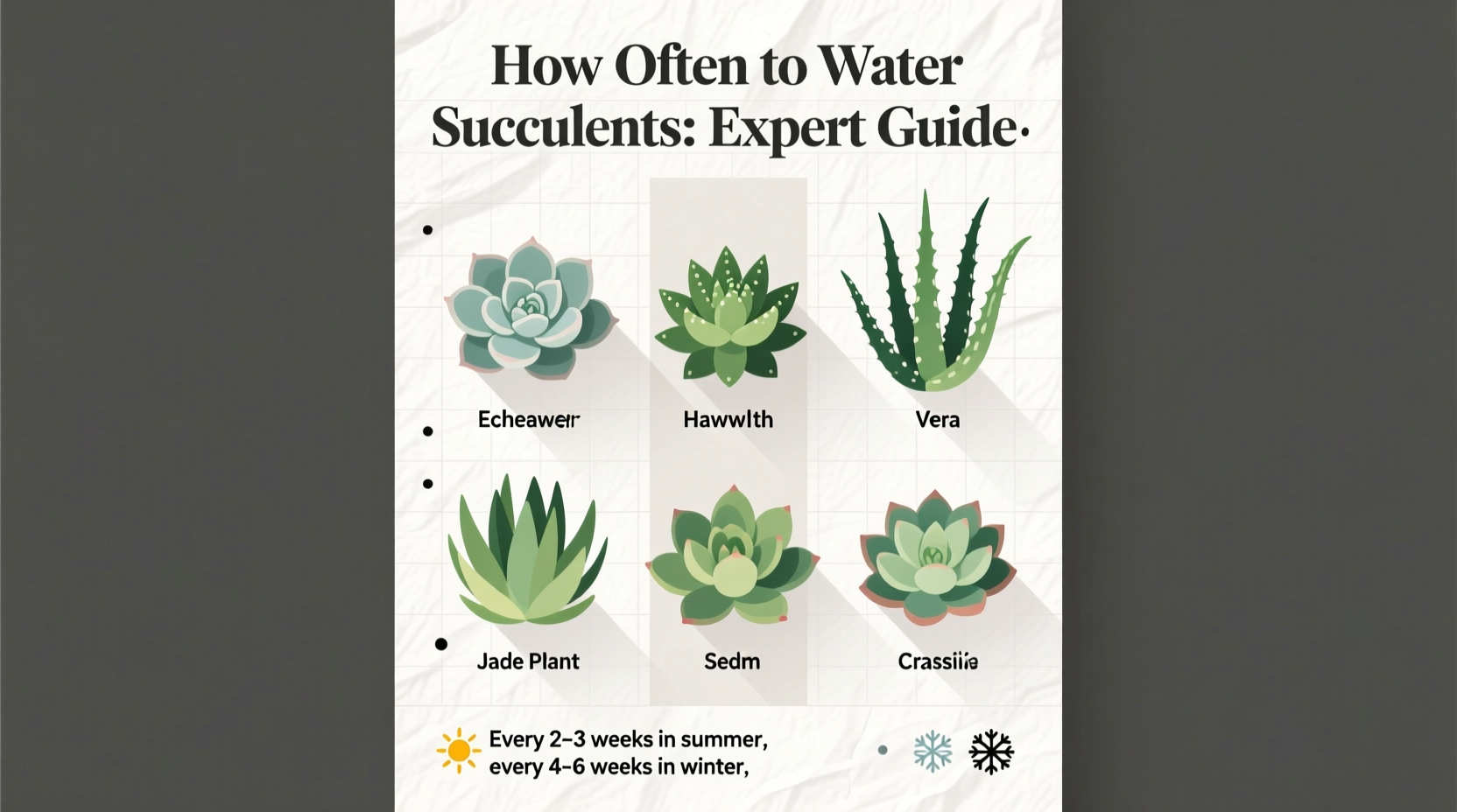 how often should i water a succulent plant