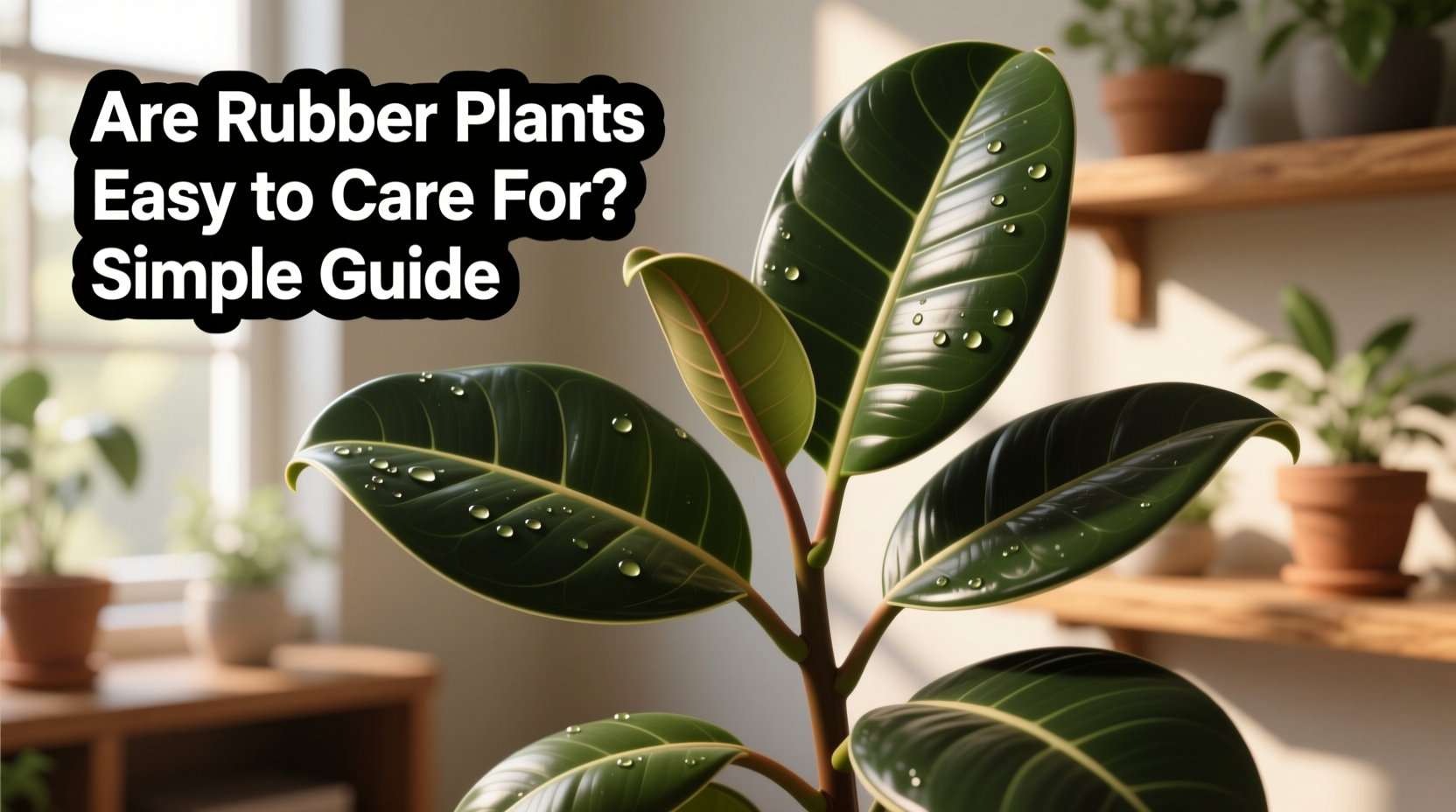 are rubber plants easy to care for