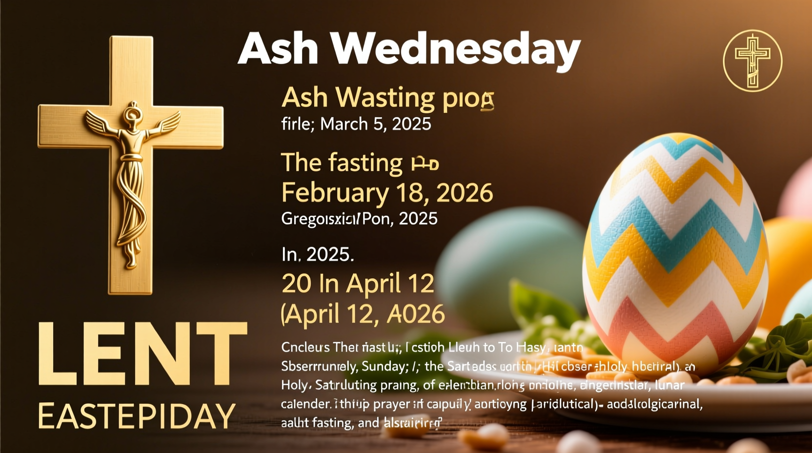 when does the easter fasting start
