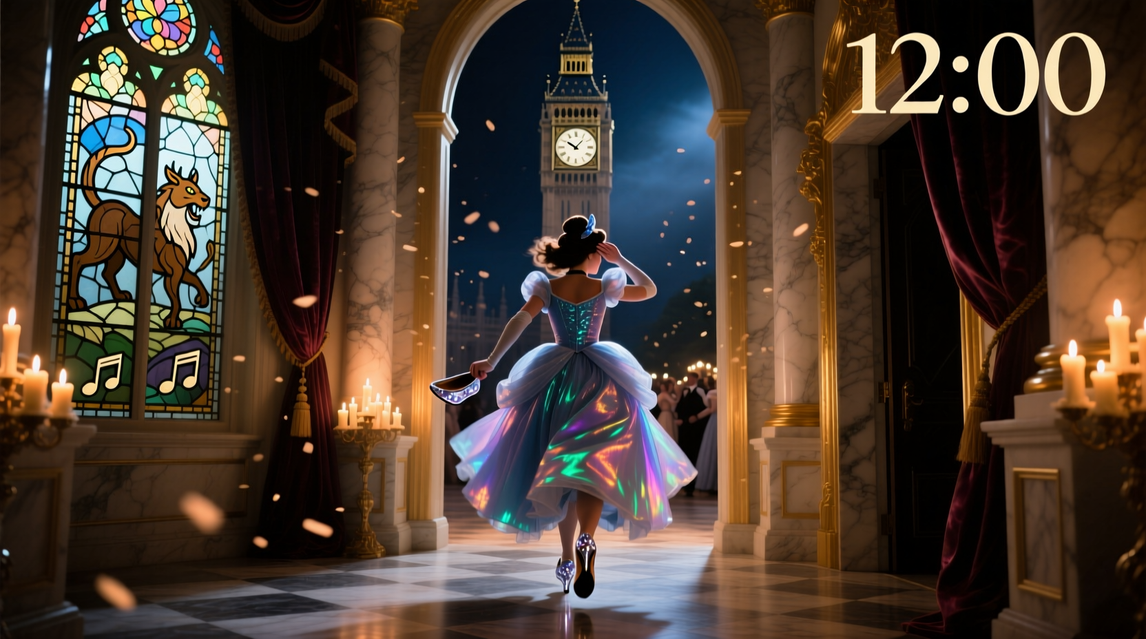 why did cinderella run away from the ball exploring the story