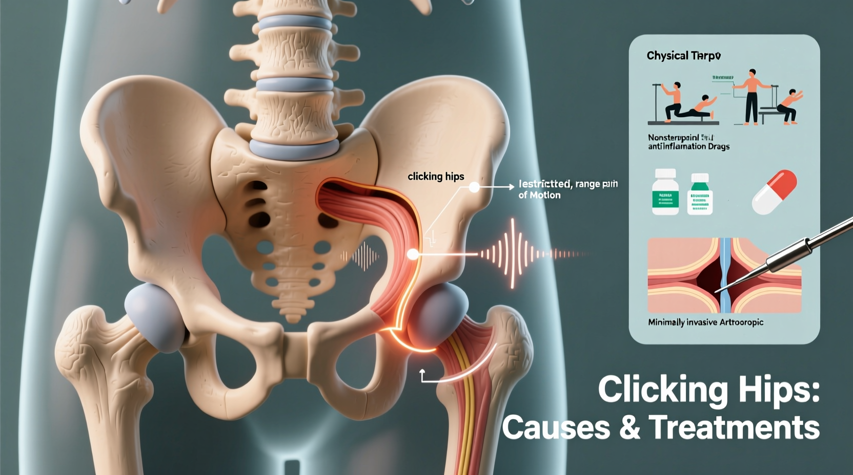 clicking hips causes symptoms and treatment options