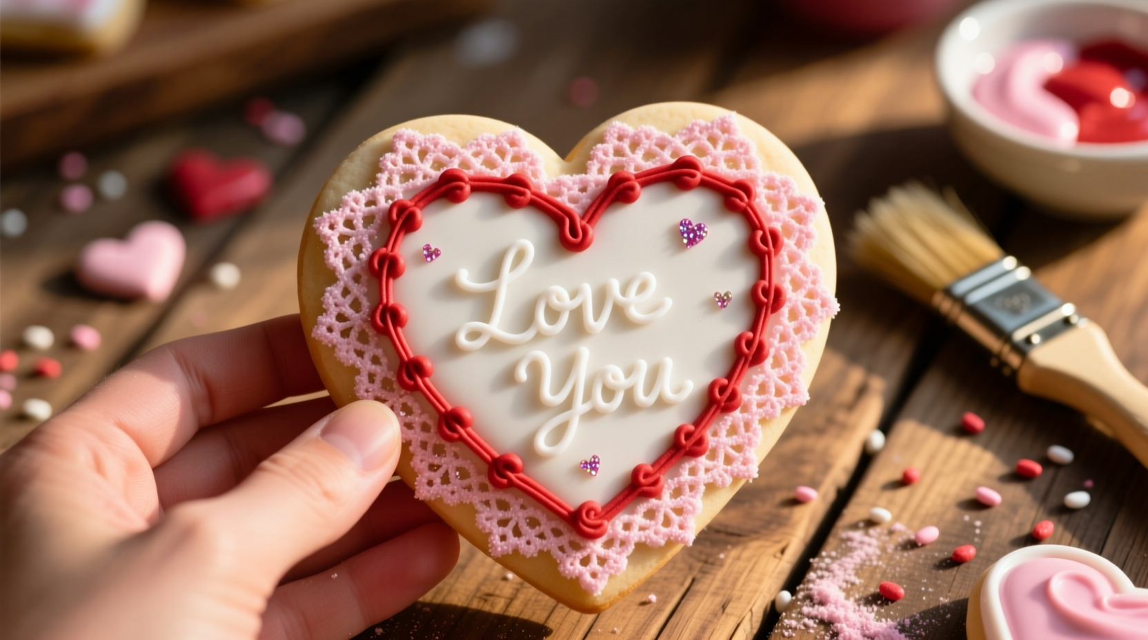 how to decorate sugar cookies for valentine s day