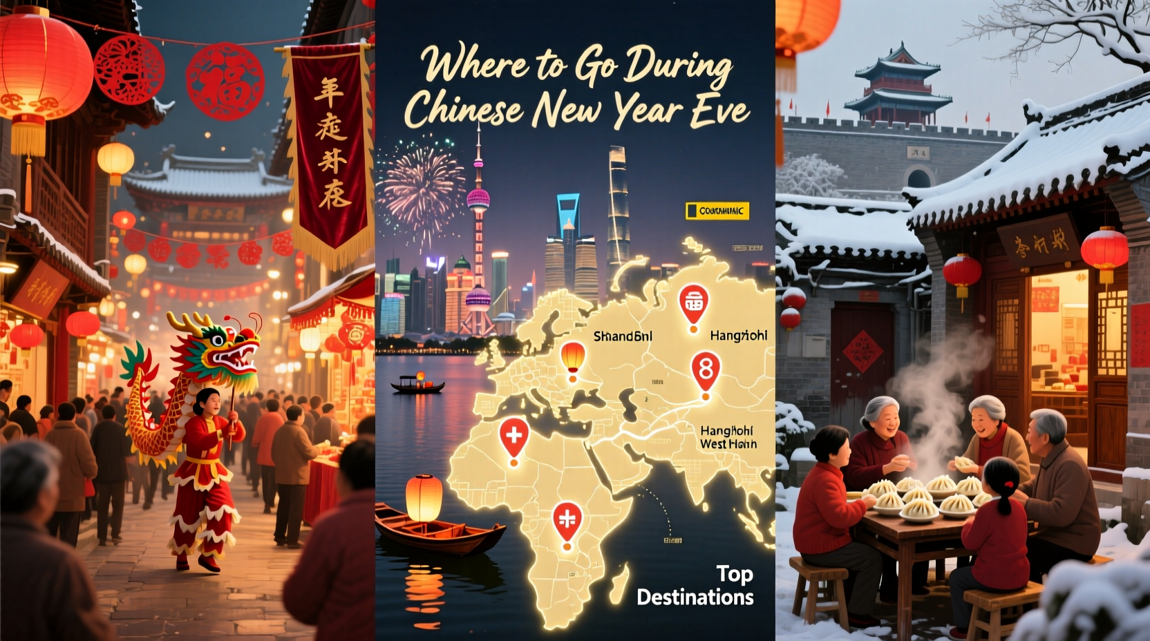 where to go during chinese new year eve