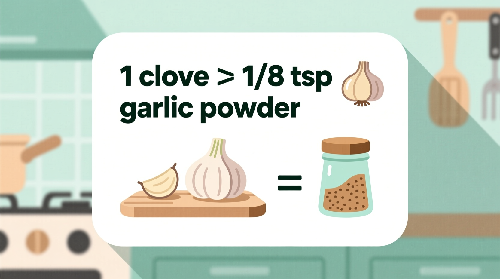Garlic Powder to Clove Conversion: Exact Measurement Guide