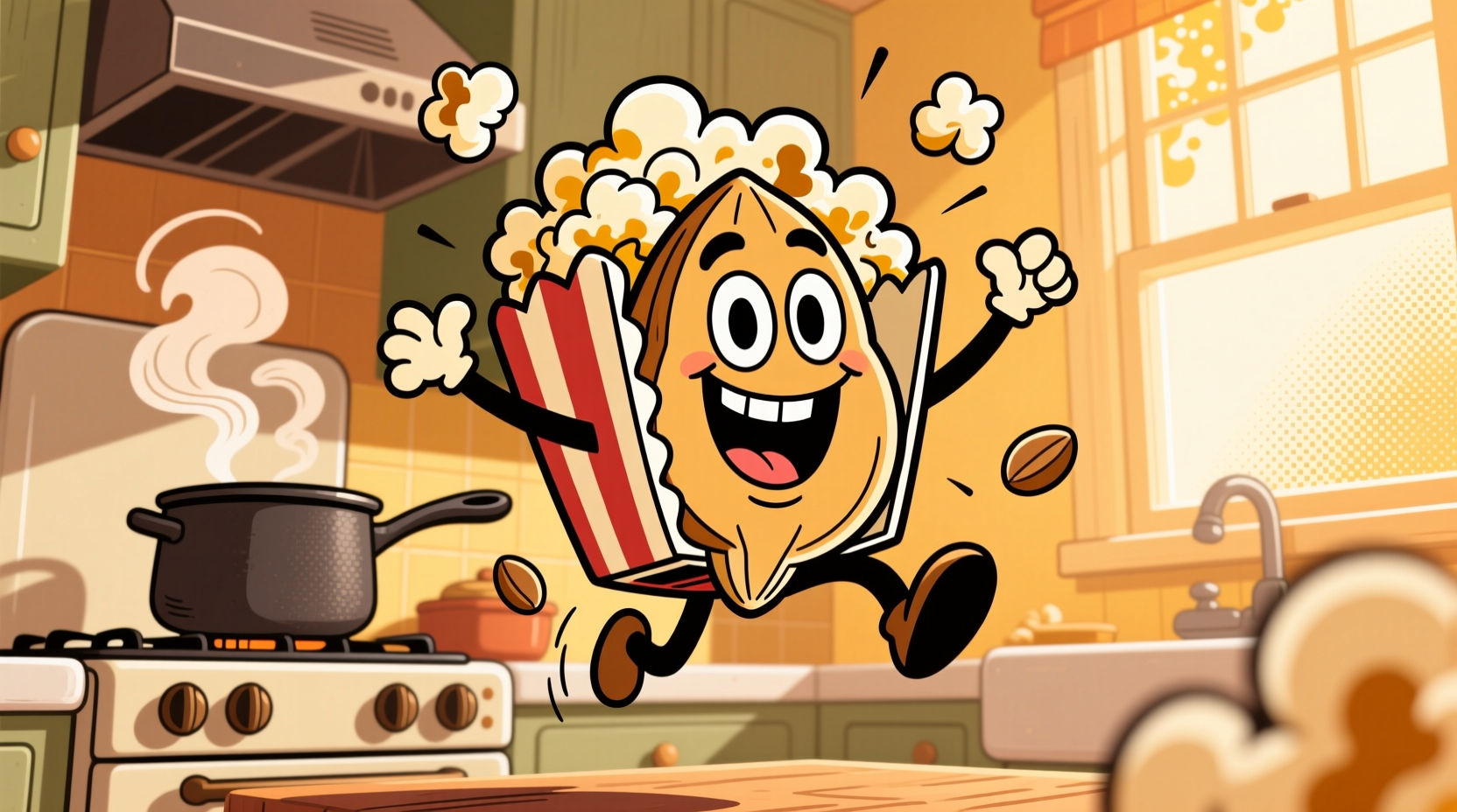 you dont have to preheat your popcorn oil