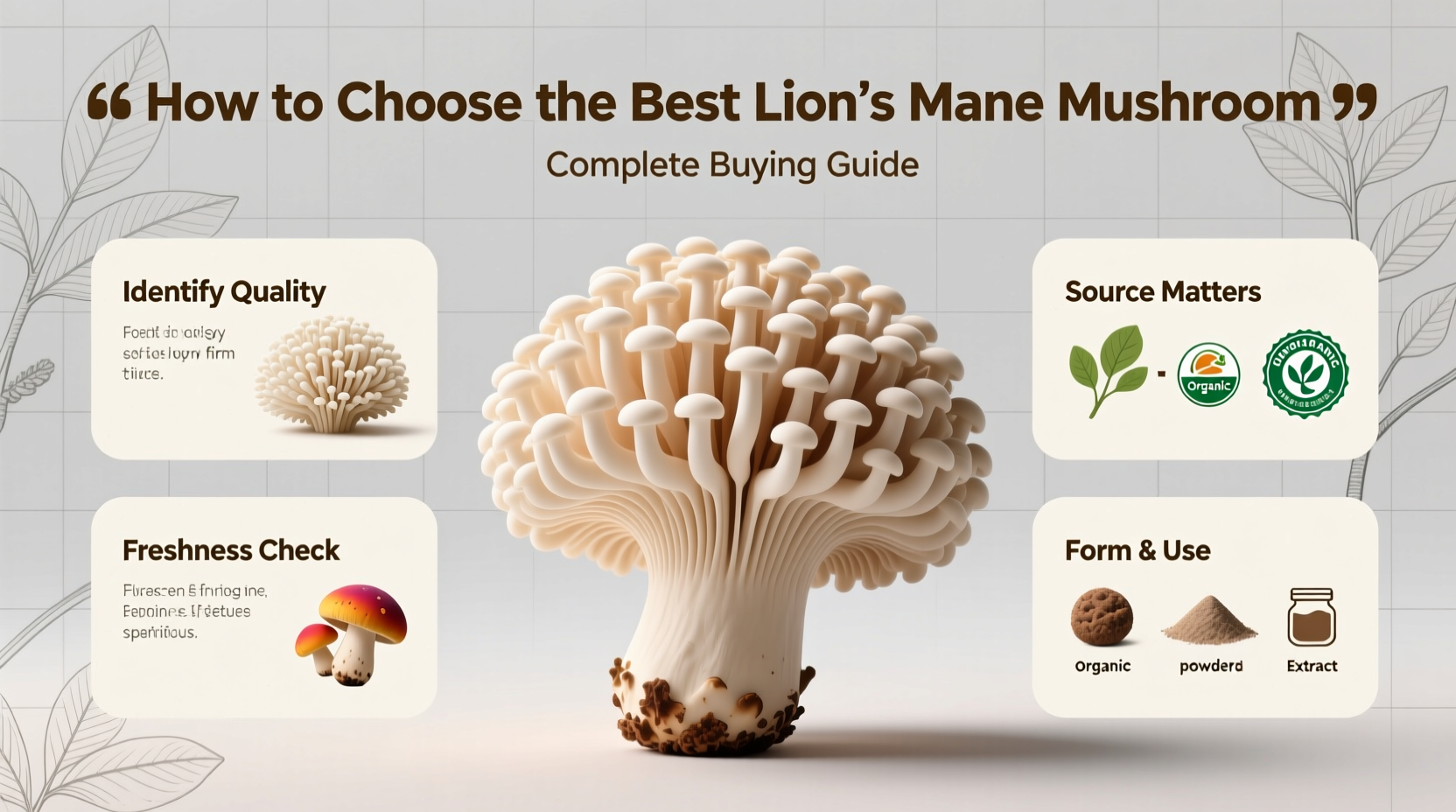The Ultimate Lion'S Mane Buyer'S Checklist: 8 Things to Verify