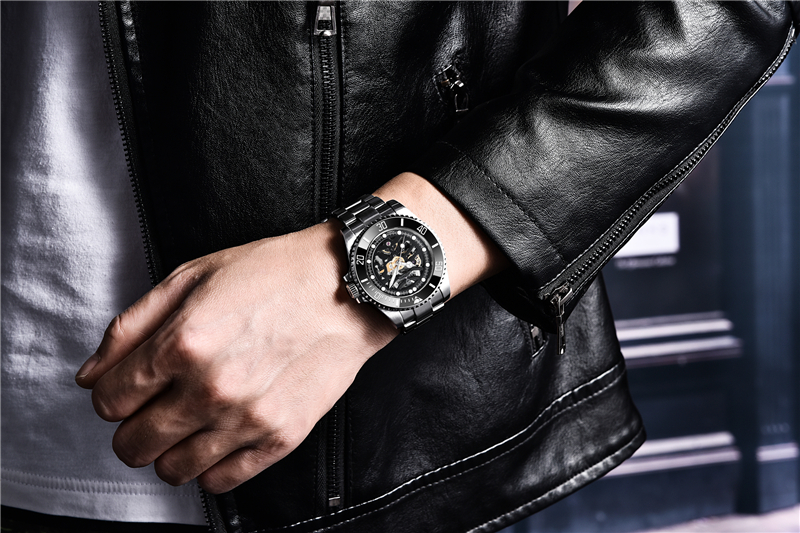 Nouveau PAGANI DESIGN Marque Hommes Montre Automatique Mécanique En Acier Inoxydable Saphir Verre 100 M Montres Étanches Reloj Hombre