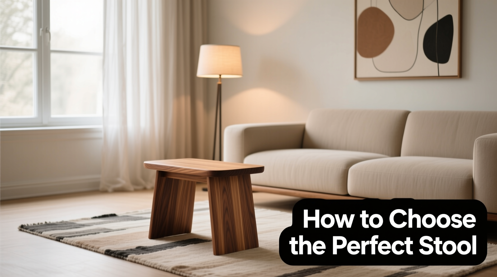 how to select the ideal stool to complement and enhance your living room decor