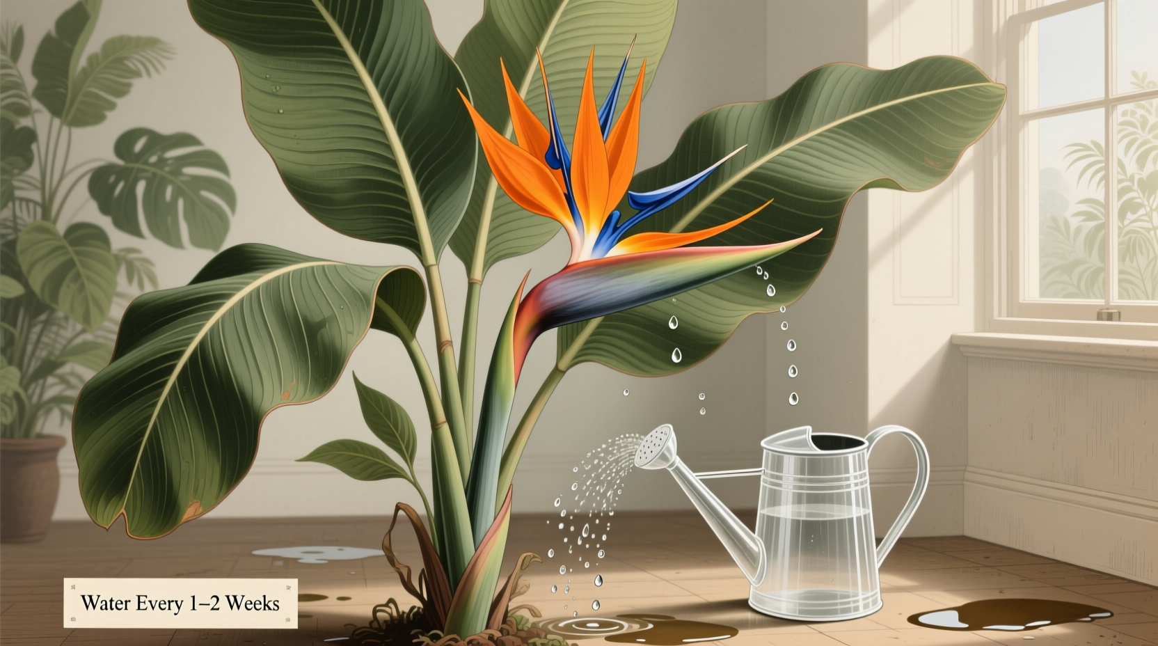 How Often to Water Bird of Paradise Plant