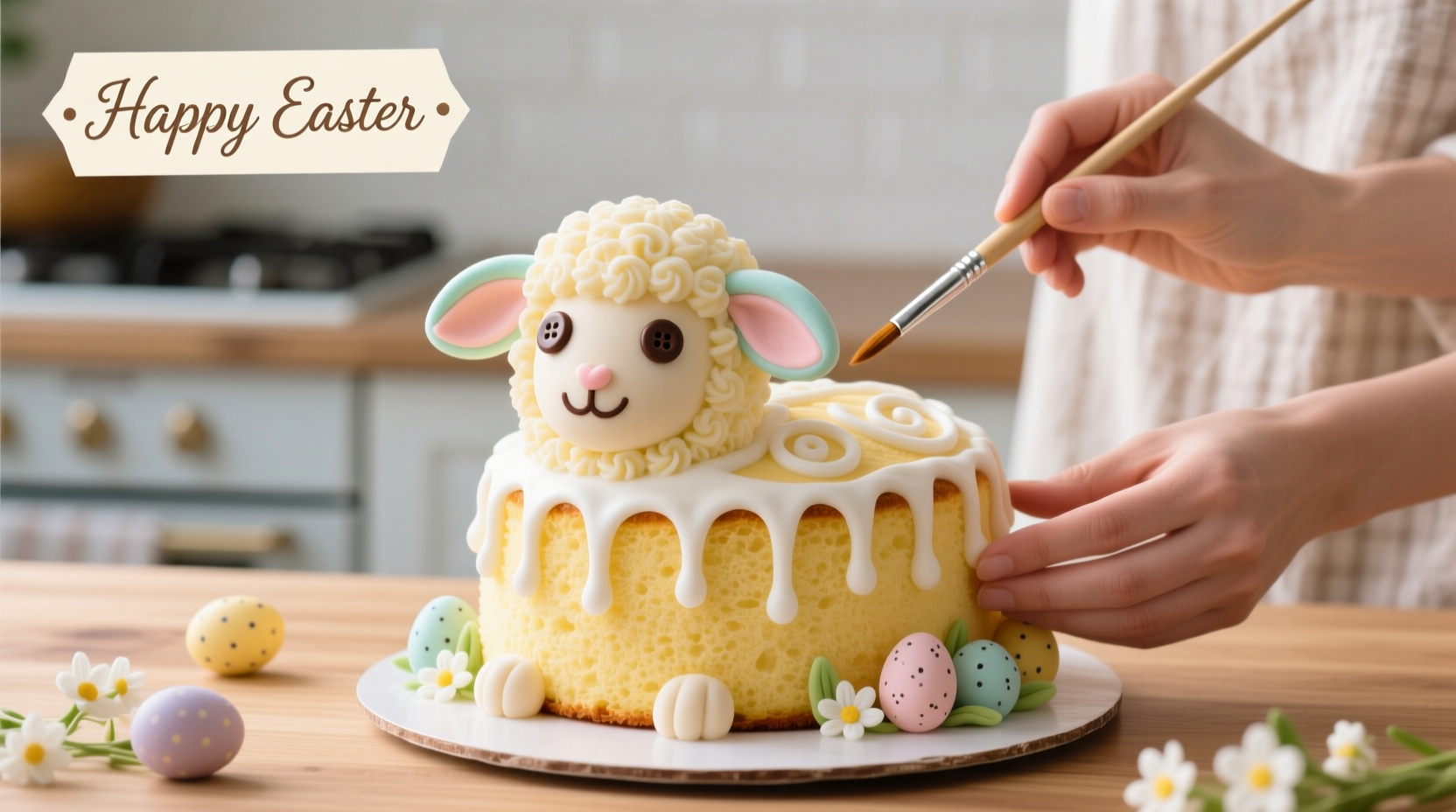 how to make an easter lamb cake