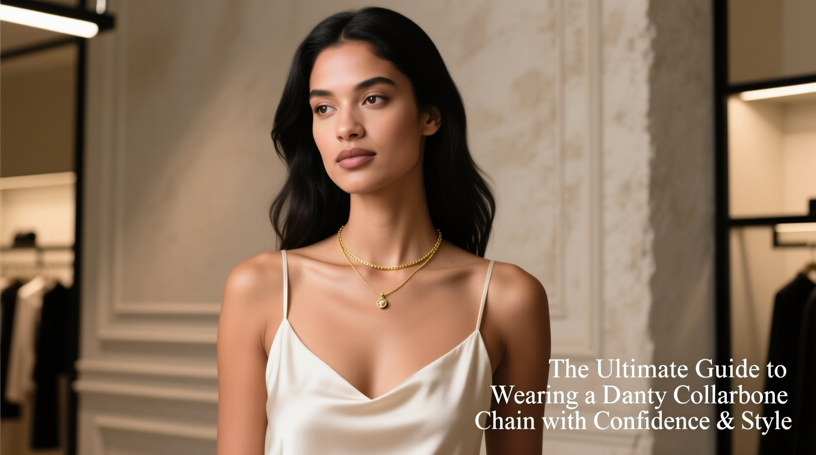 the ultimate guide to wearing a dainty collarbone chain with confidence and style