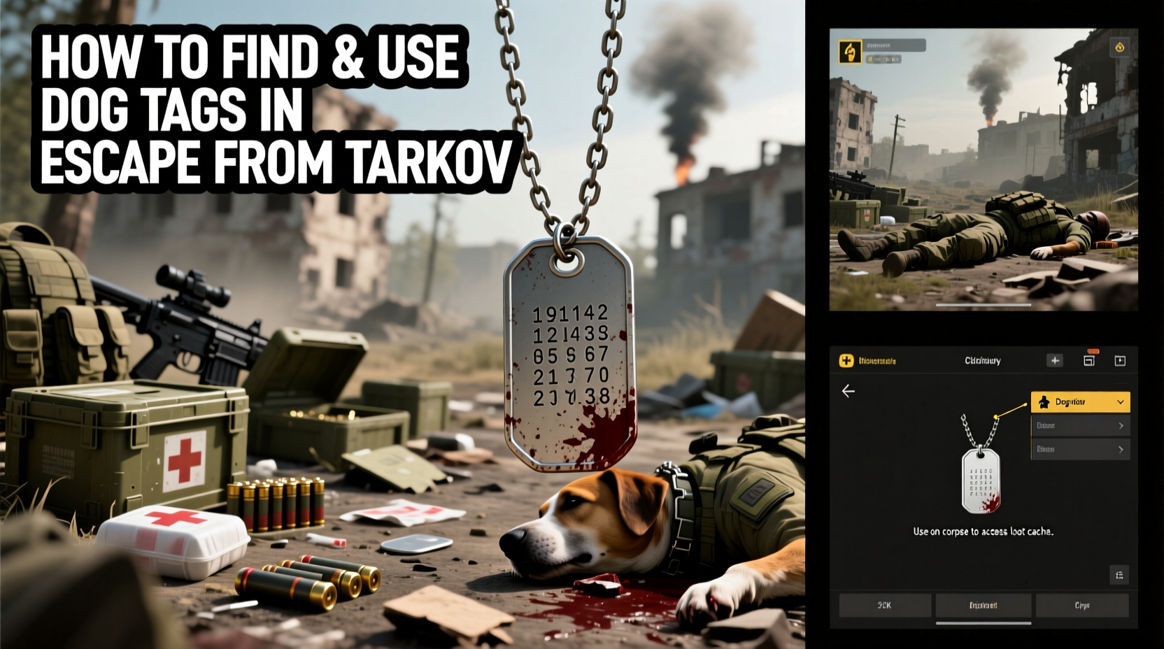 a complete guide to finding and using dog tags in escape from tarkov