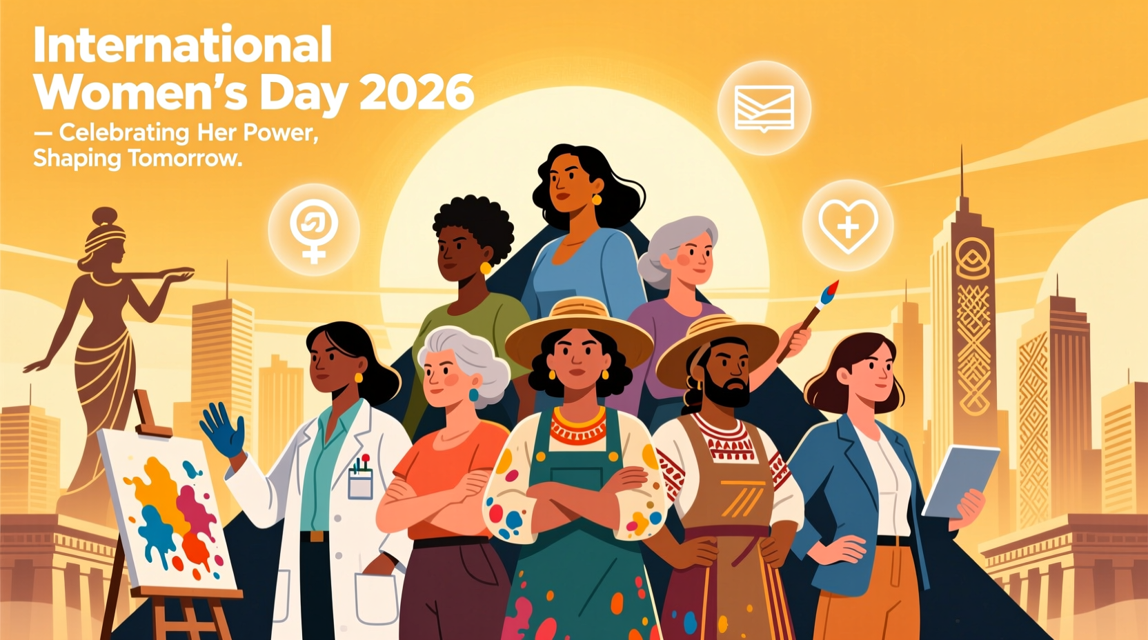 international womens day sign