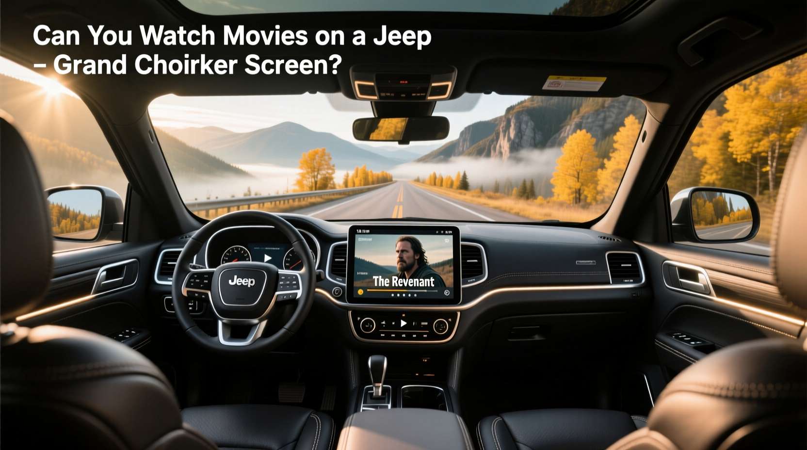 How to Choose Jeep Grand Cherokee Touch Screen, Can You Watch Movies?
