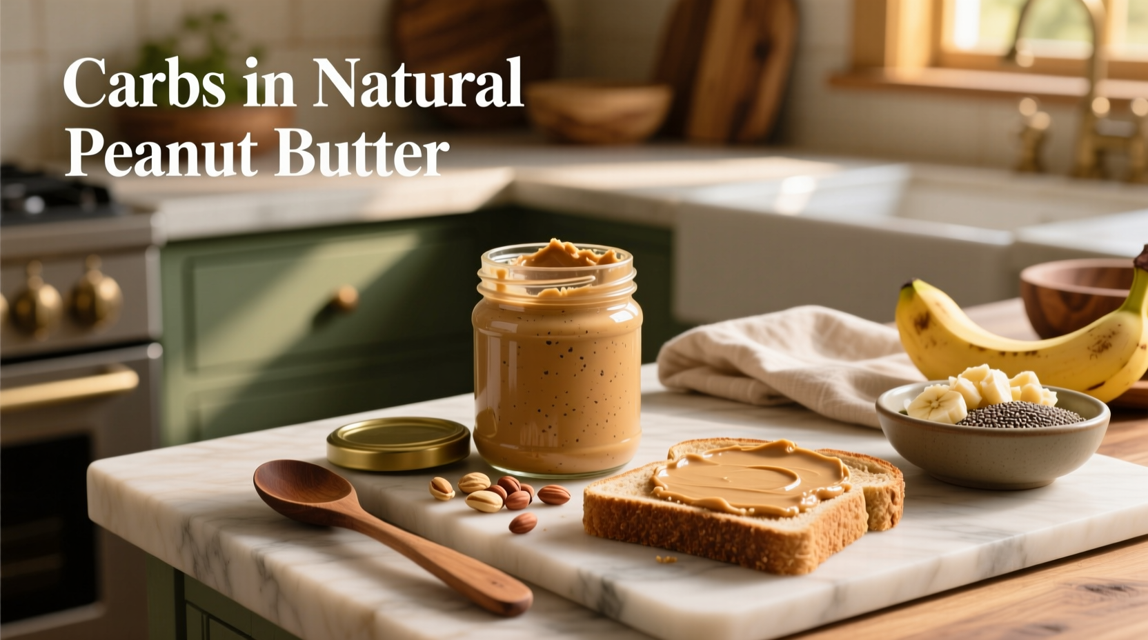 carbs in natural peanut butter net vs total