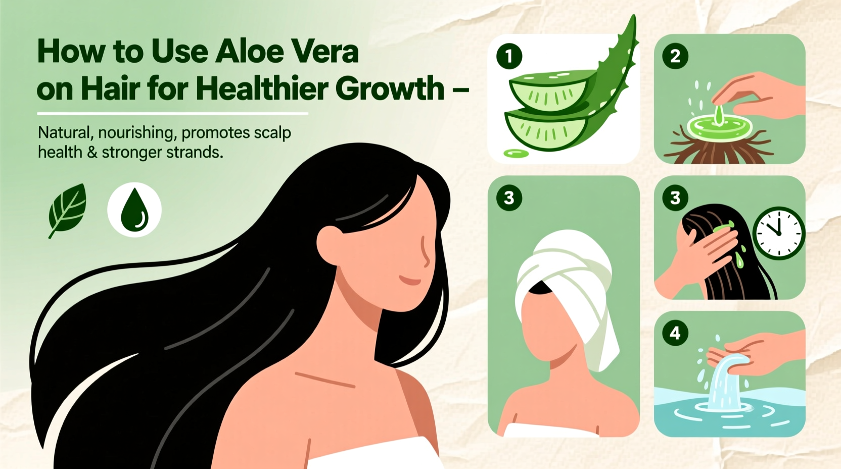 How to Use Aloe Vera on Hair for Healthier Growth