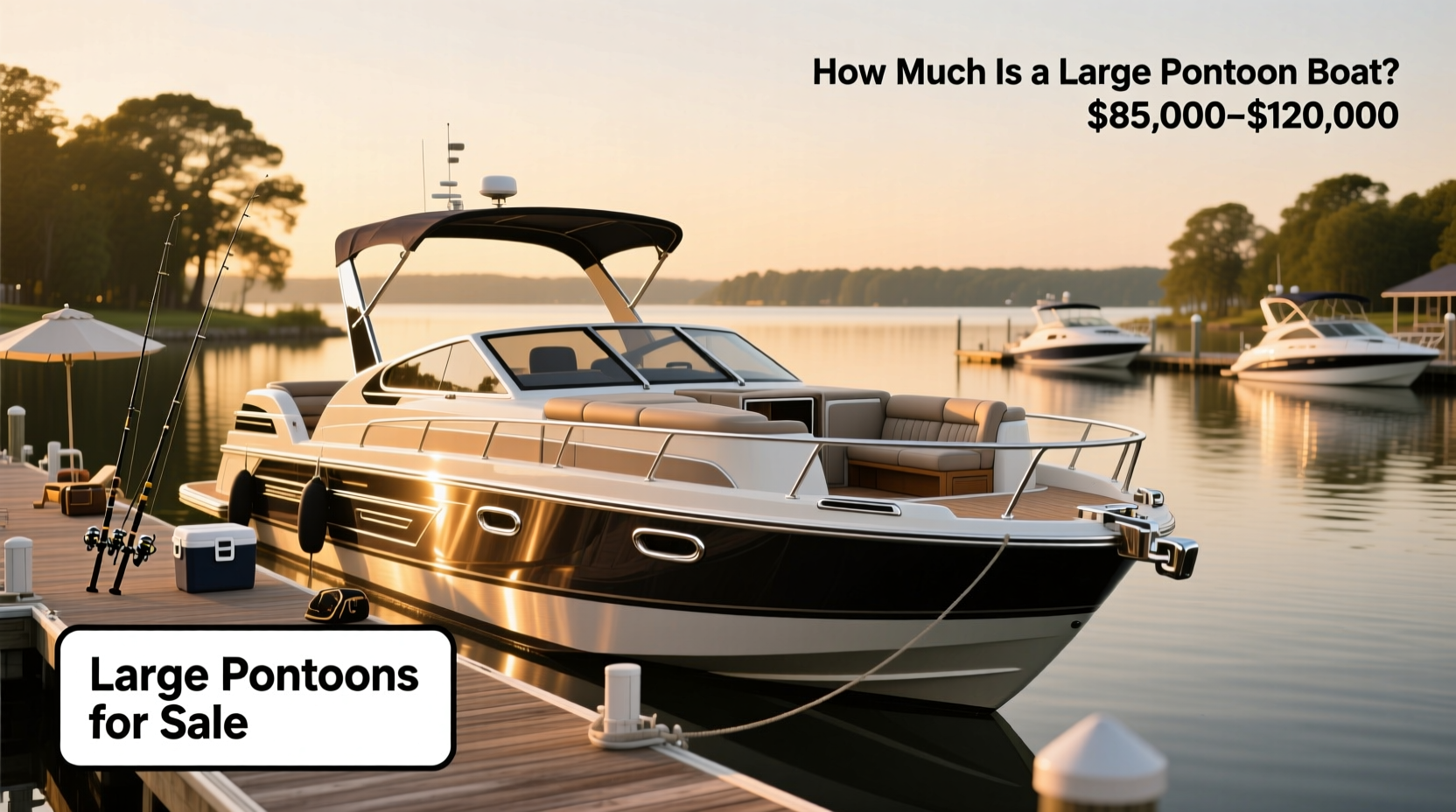 How to Choose Large Pontoons for Sale, How Much Is a Large Pontoon Boat?