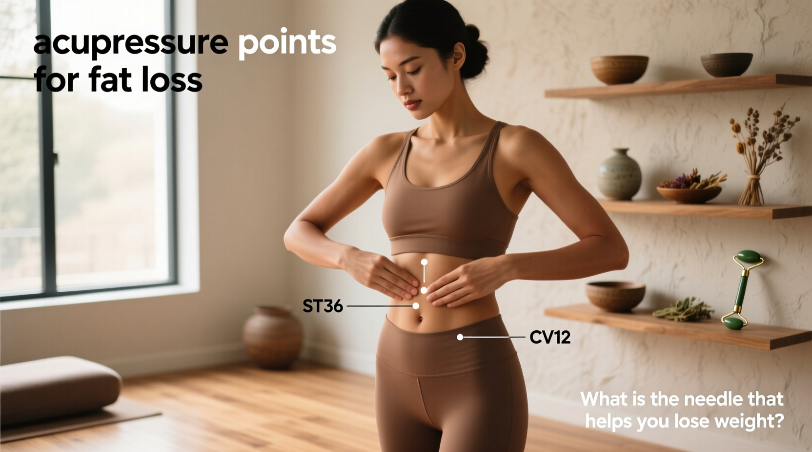 acupressure for fat loss key points methods