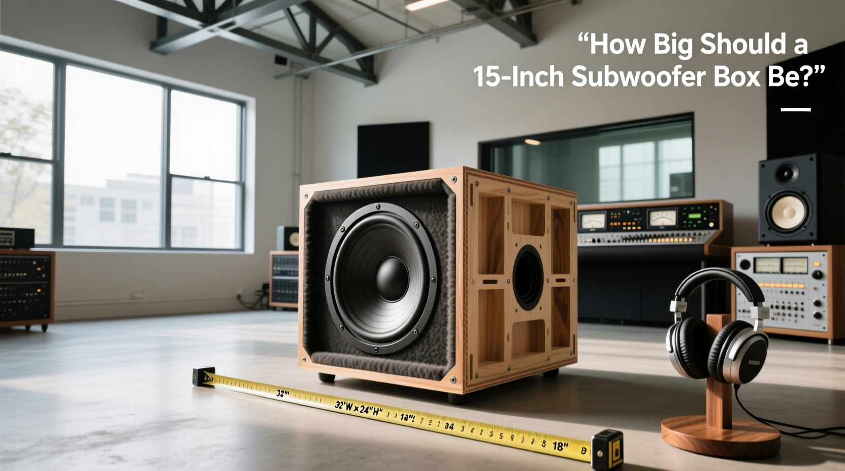 How to Choose Subwoofer Box Design 15 Inch, How Big Should a 15-Inch Subwoofer Box Be?