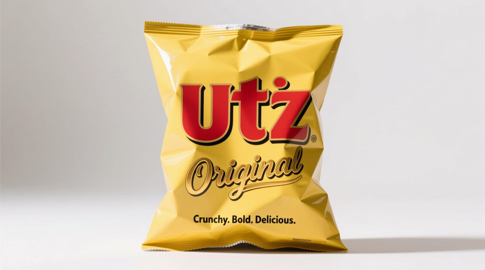 UTZ Original Potato Chips in classic yellow bag