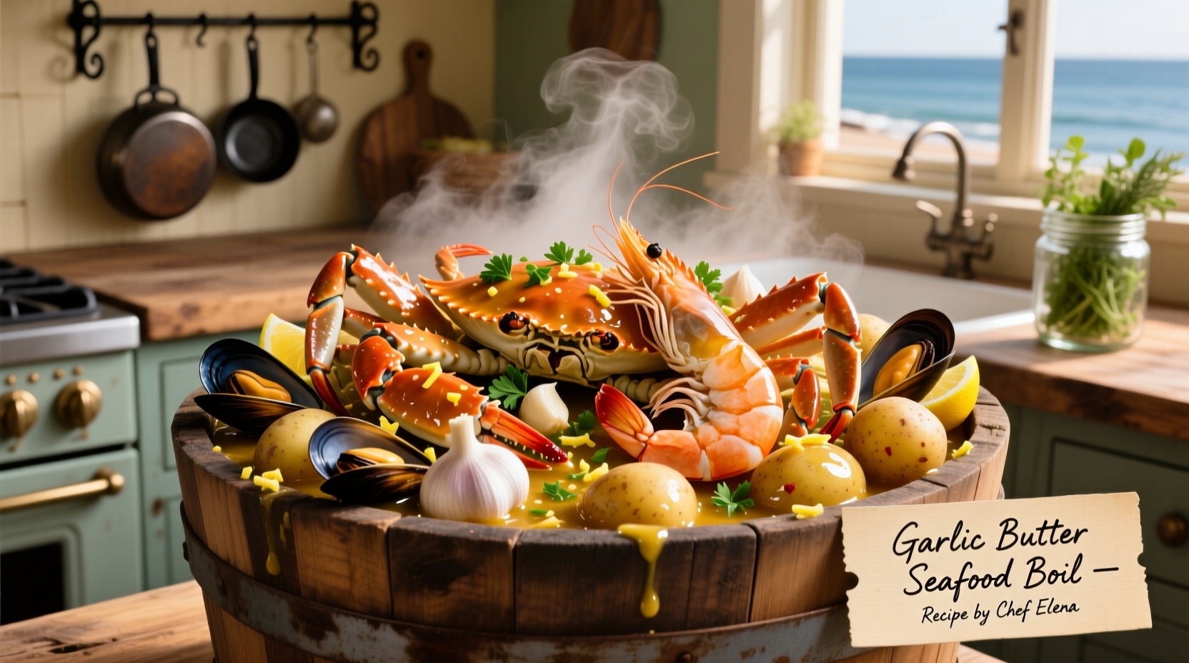 Perfect Garlic Butter Seafood Boil Recipe in 45 Minutes