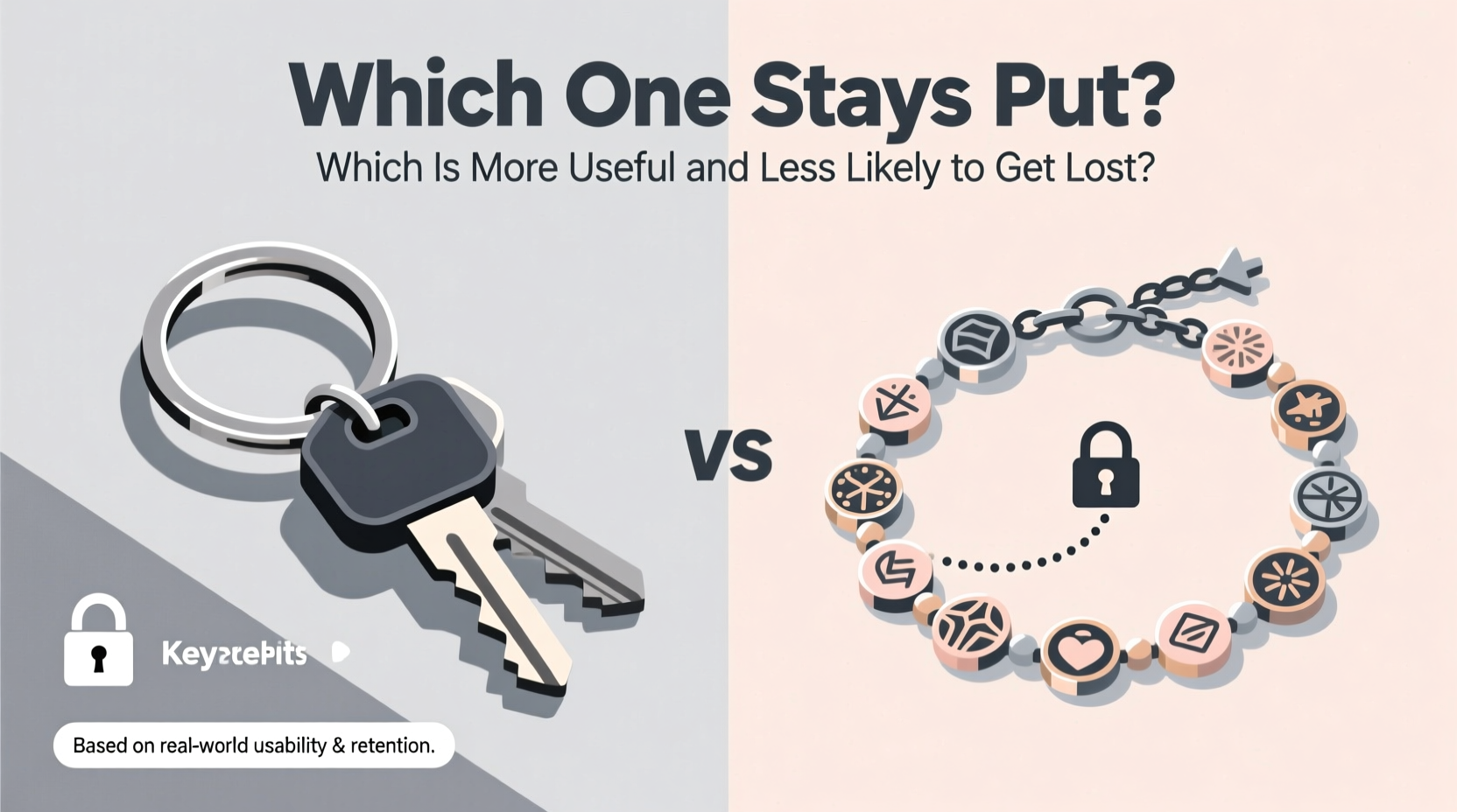 keychain vs charm bracelet which ones actually more useful less likely to get lost