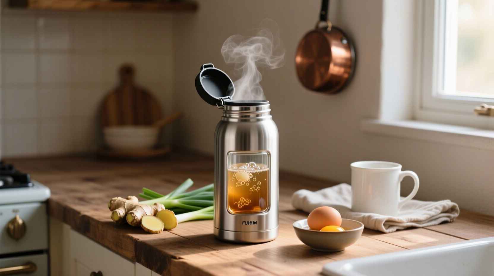 cooking with a thermos bottle