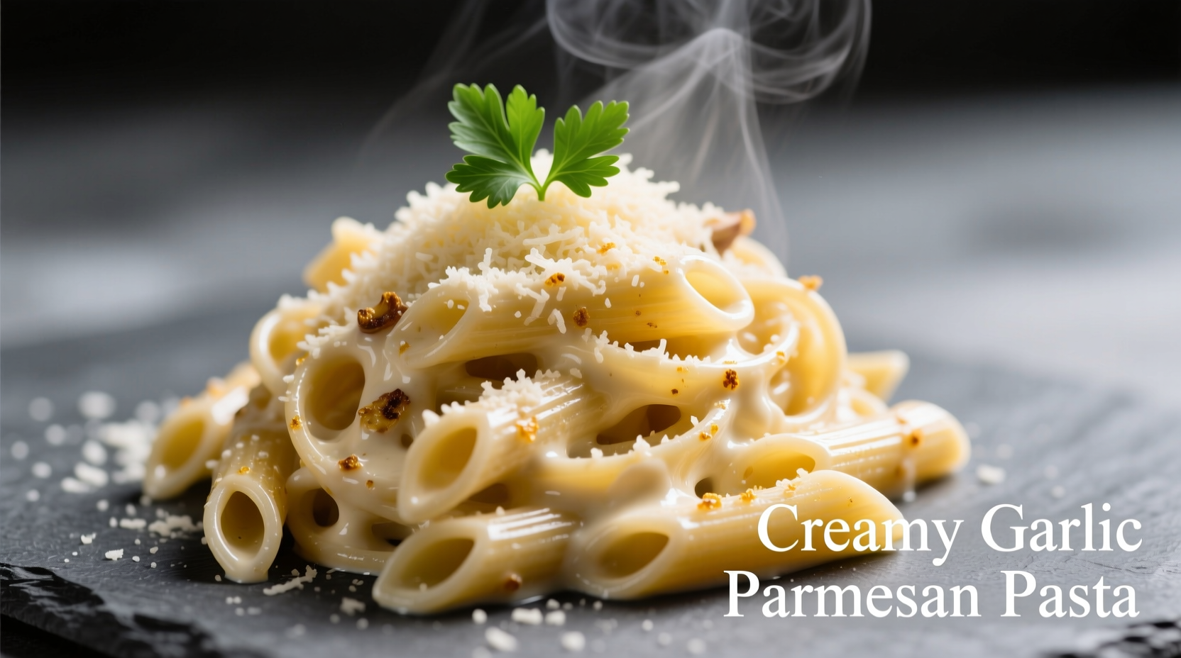 creamy garlic parmesan pasta