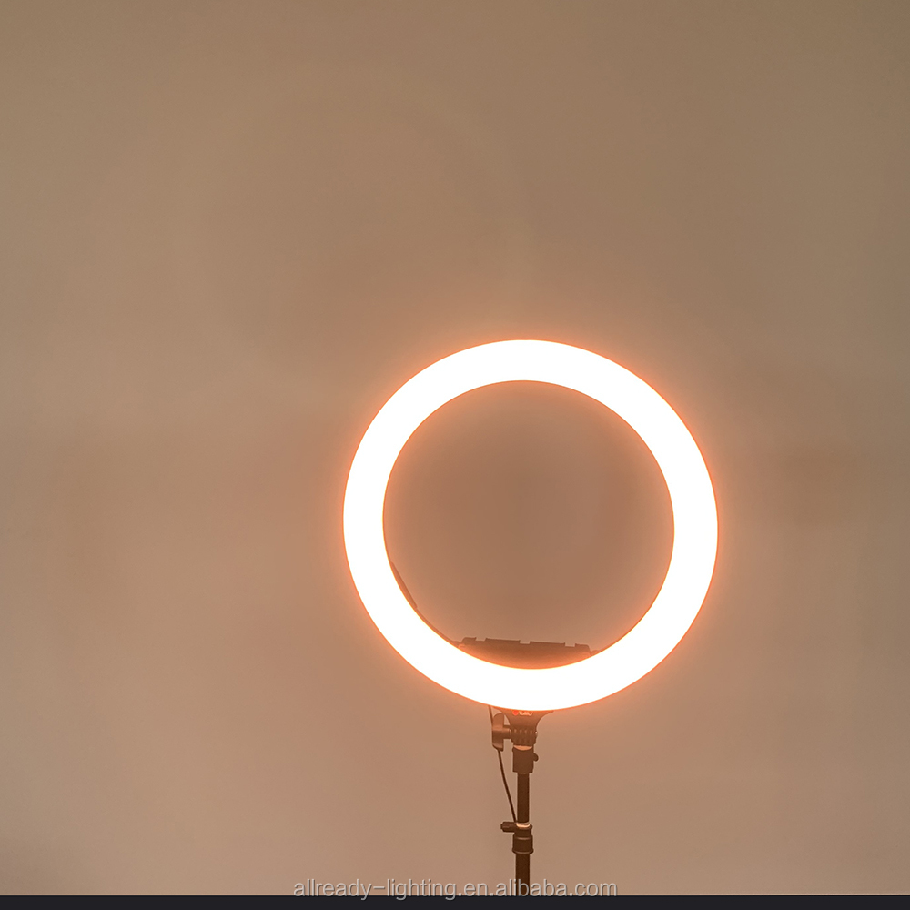 专利led环形灯灯移动环形灯led灯环,带可旋转手机支架,用于直播化妆