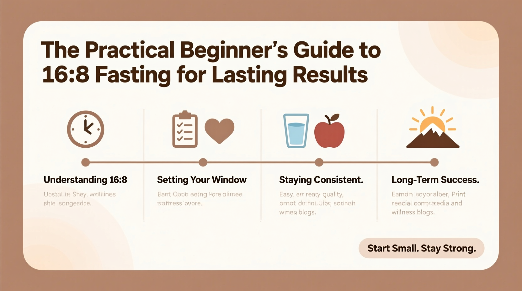 a practical beginners guide to starting 16 8 fasting for lasting results