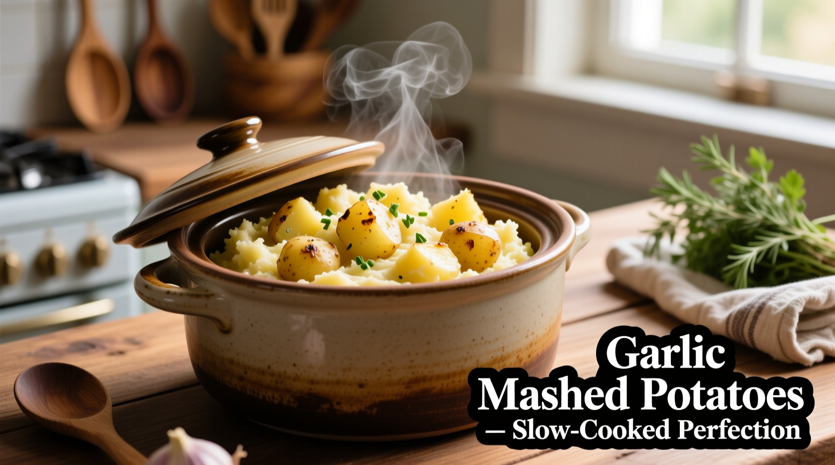 crock pot garlic mashed potatoes