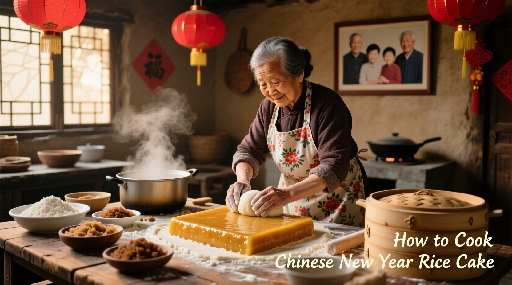 how to cook chinese new year rice cake