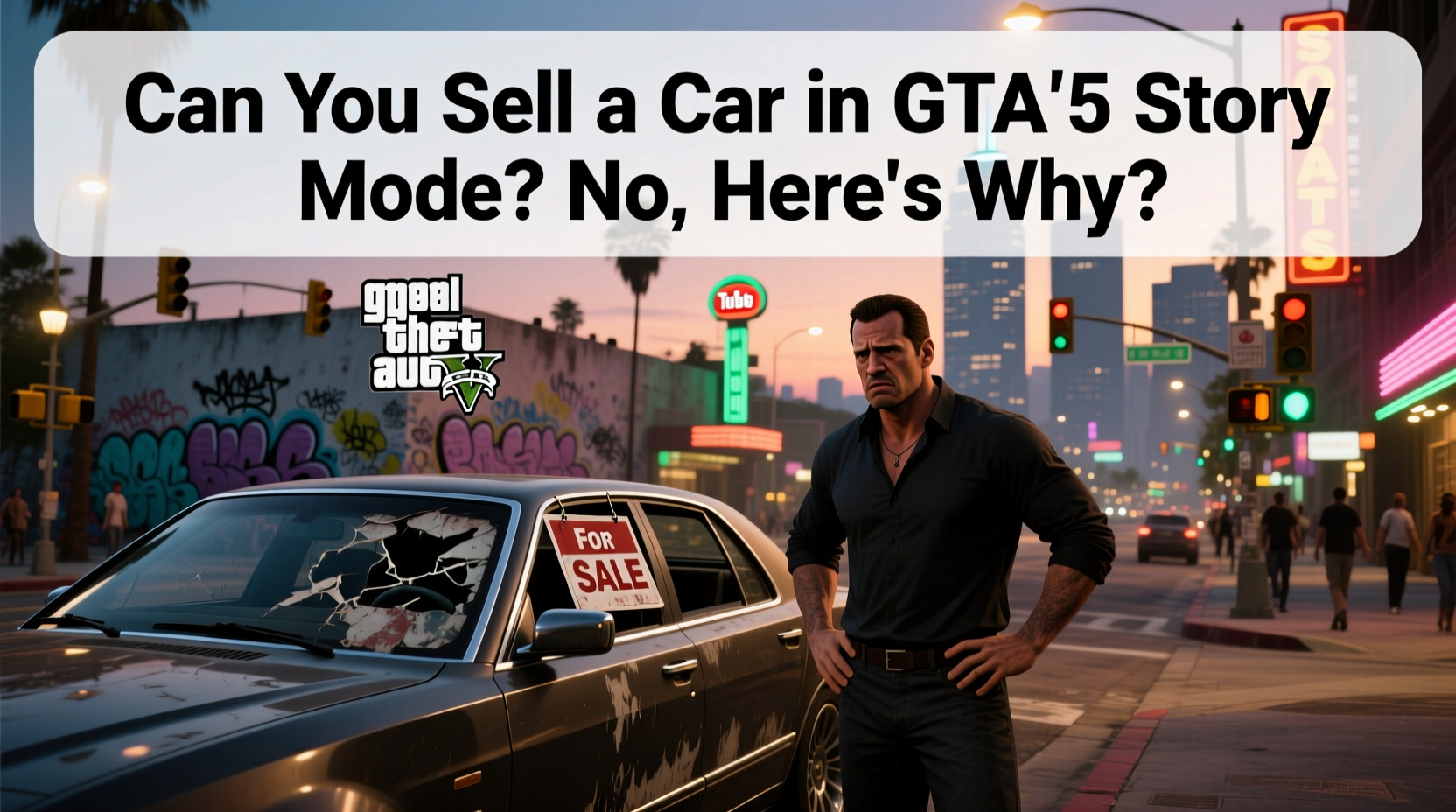 can you sell a car in gta 5 story mode