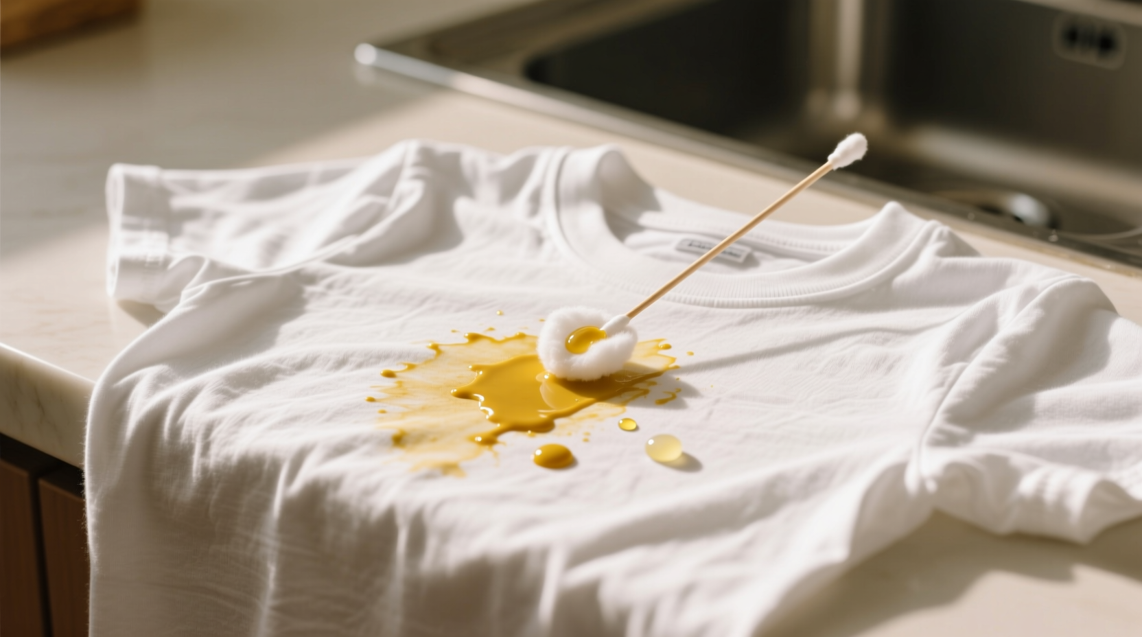 how to get mustard out of clothes