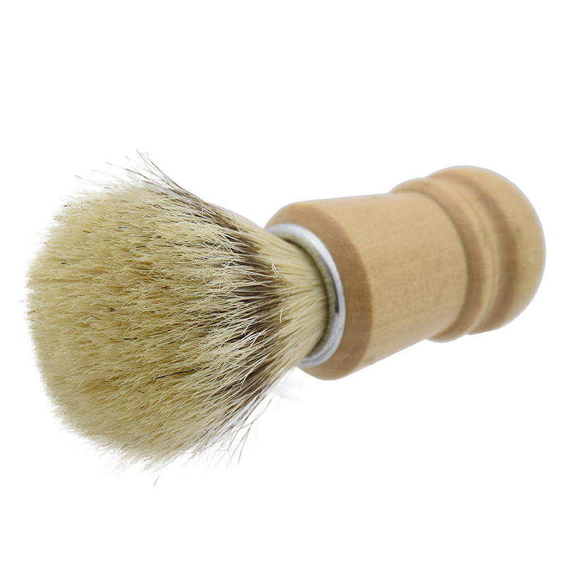 New style Wooden handle Badger Hair Beard Shaving Brush For Best Men Father Gift Mustache Barber Tool Facial Salon