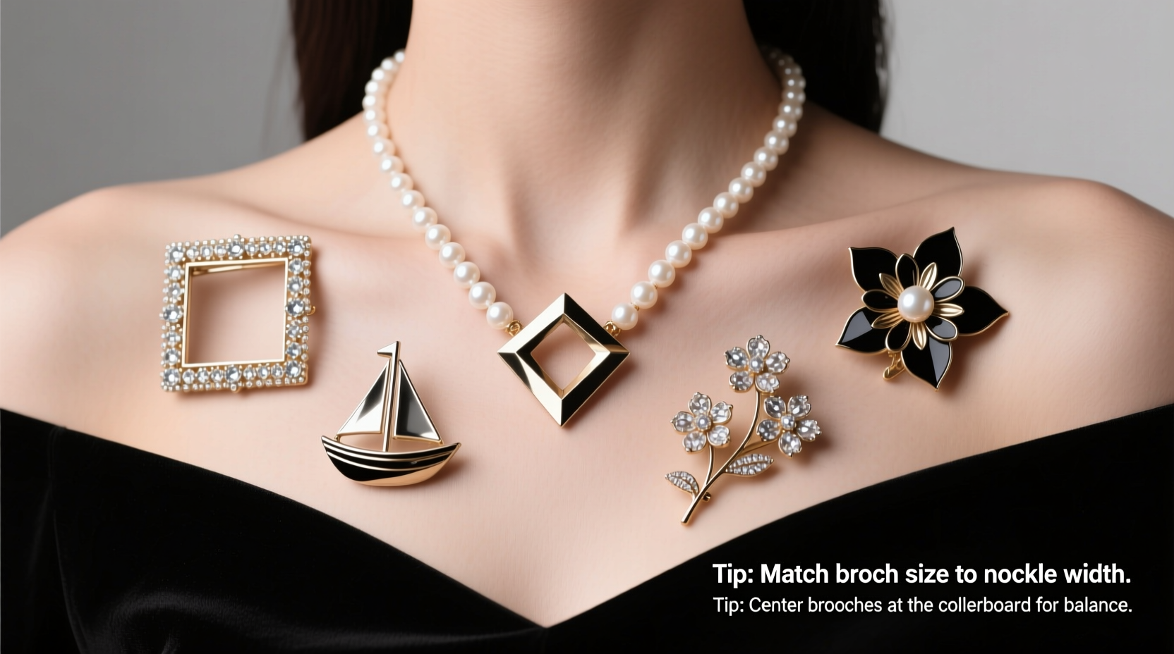 styling brooches with different necklines expert tips for flawless accessory pairing