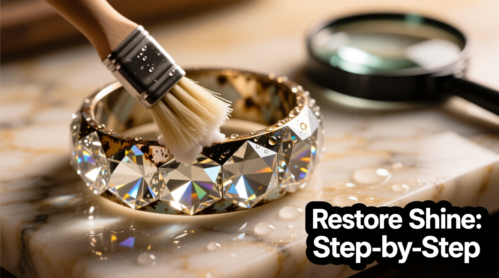 effective methods to clean and restore shine to your sier crystal cuff bangle