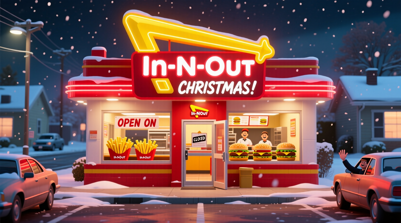 is in and out burger open on christmas