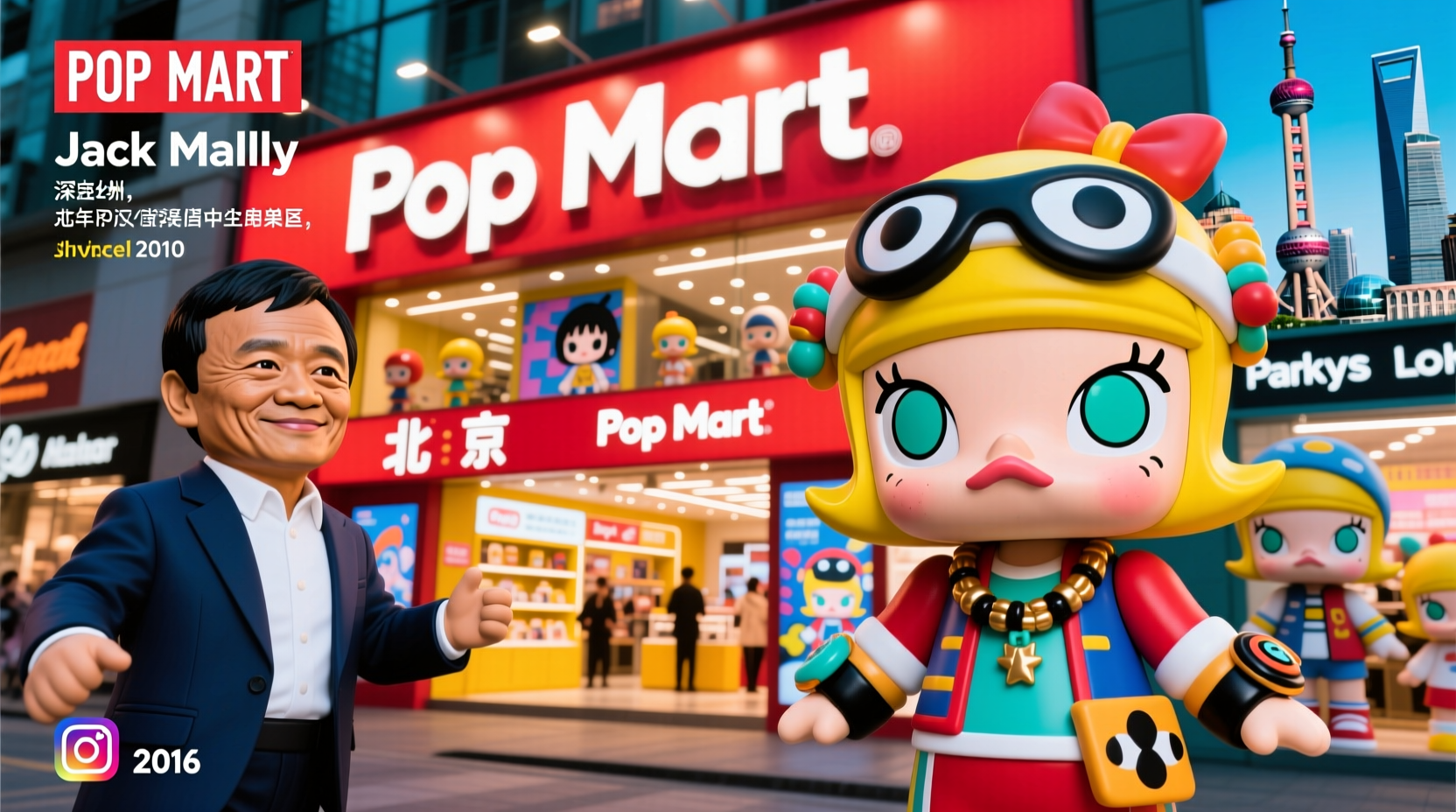 where did pop mart originate from