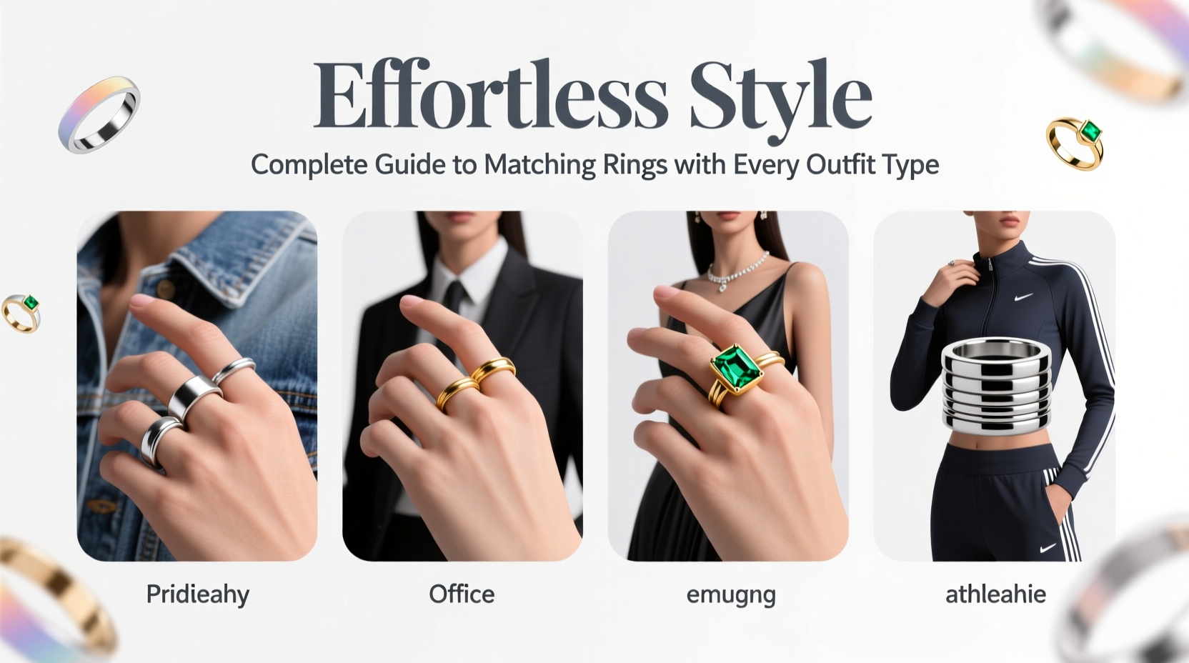 effortless style a complete guide to matching rings with every outfit type