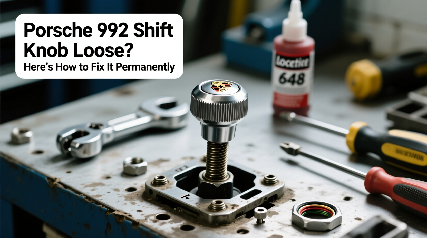 porsche shift knob loose 992