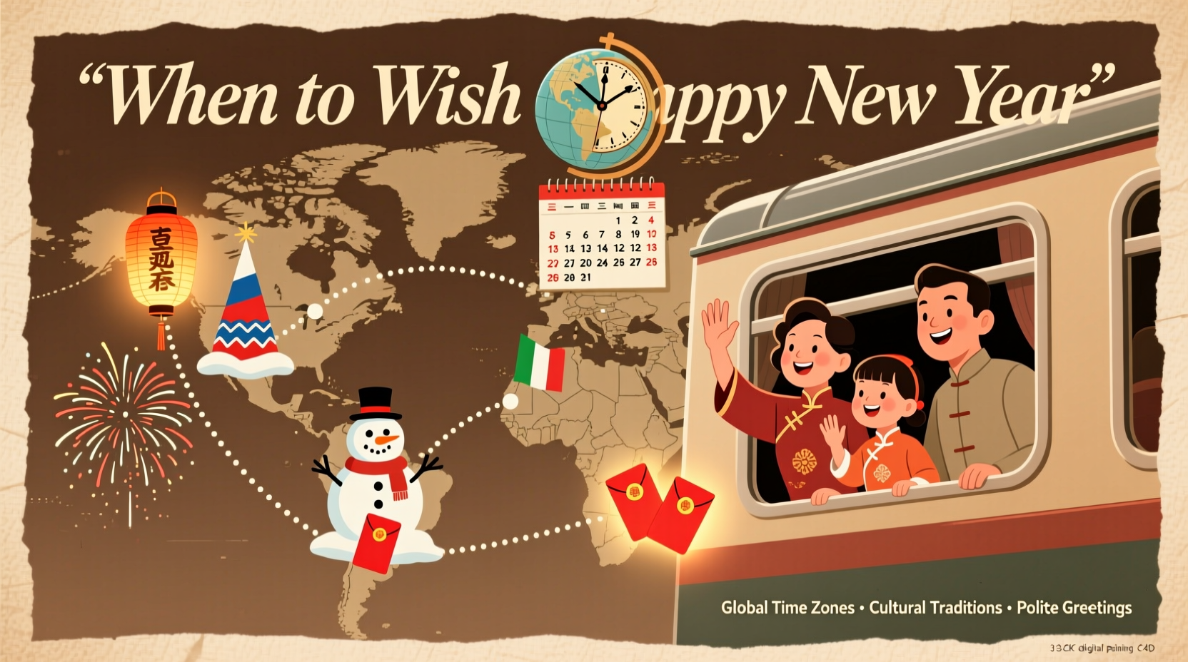 how early can you wish happy new year