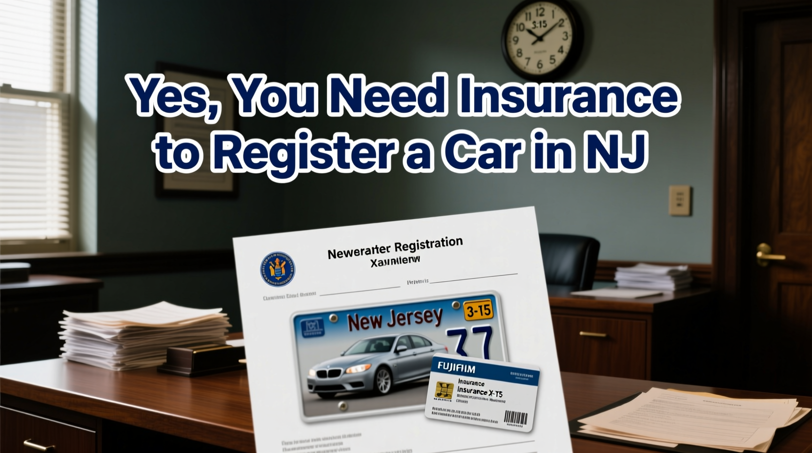 do i need insurance to register a car in nj