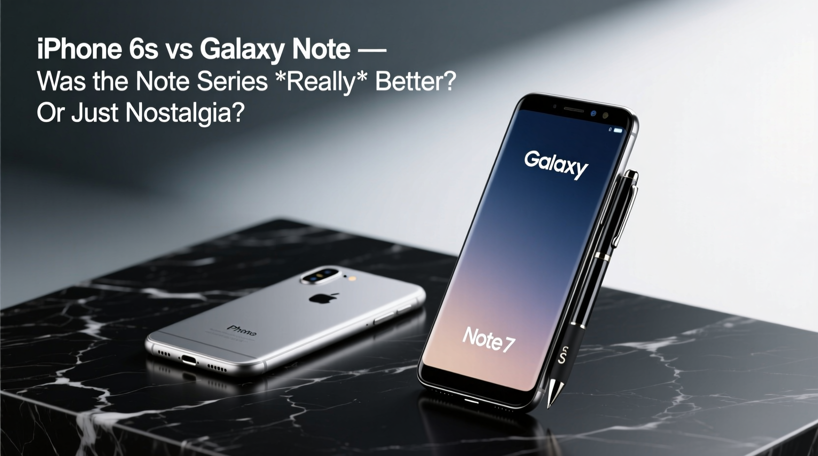 iphone 6s vs galaxy note was the note series really that much better or is it just nostalgia 2